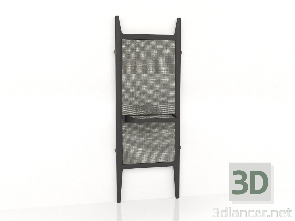 modèle 3D Ensemble de panneaux étagère basse L56 - preview