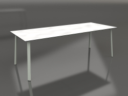 डाइनिंग टेबल 220 (सीमेंट ग्रे)