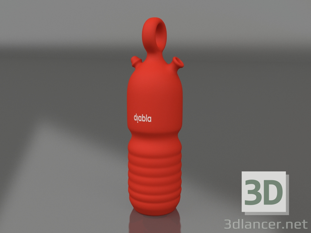 3D Modell Krug (Rot) - Vorschau