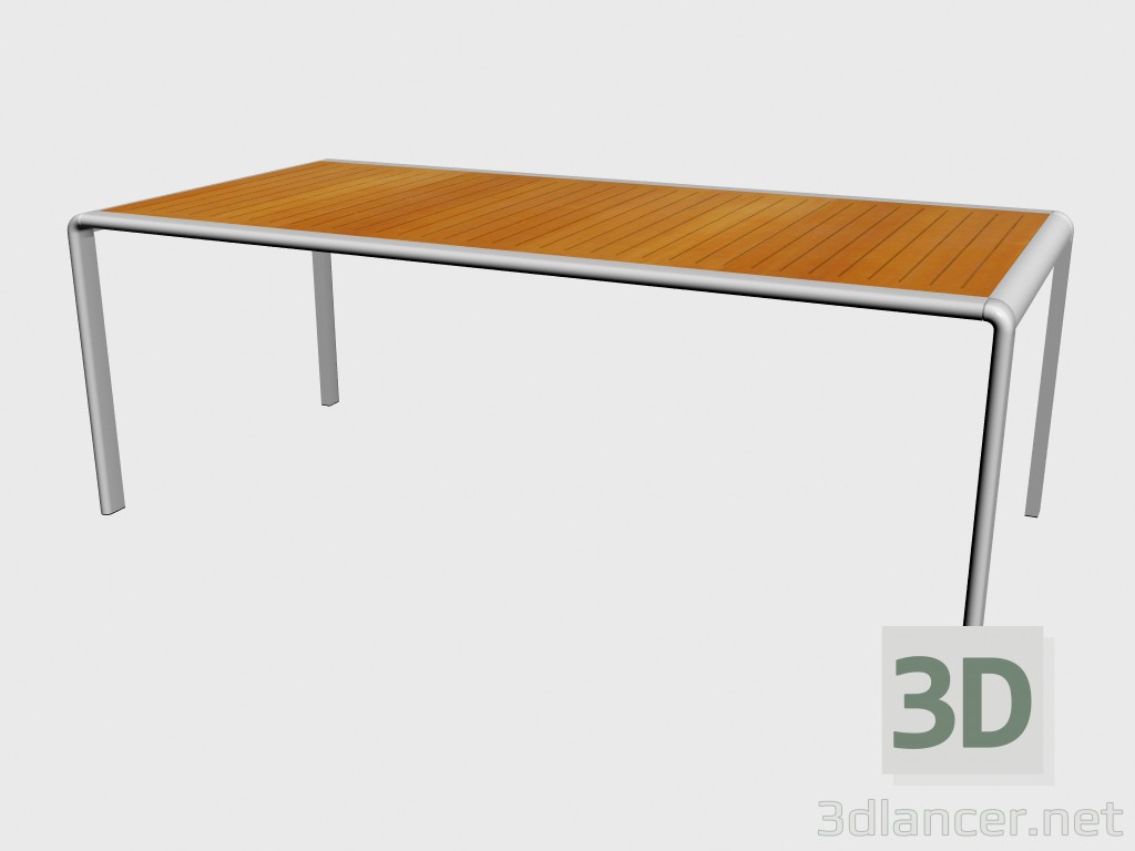 modèle 3D Table à manger teck Top Table à manger 51770 - preview