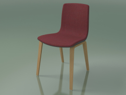 Sandalye 3966 (4 ahşap ayak, polipropilen, döşeme, meşe)