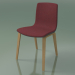 3d model Chair 3966 (4 wooden legs, polypropylene, upholstery, oak) - preview