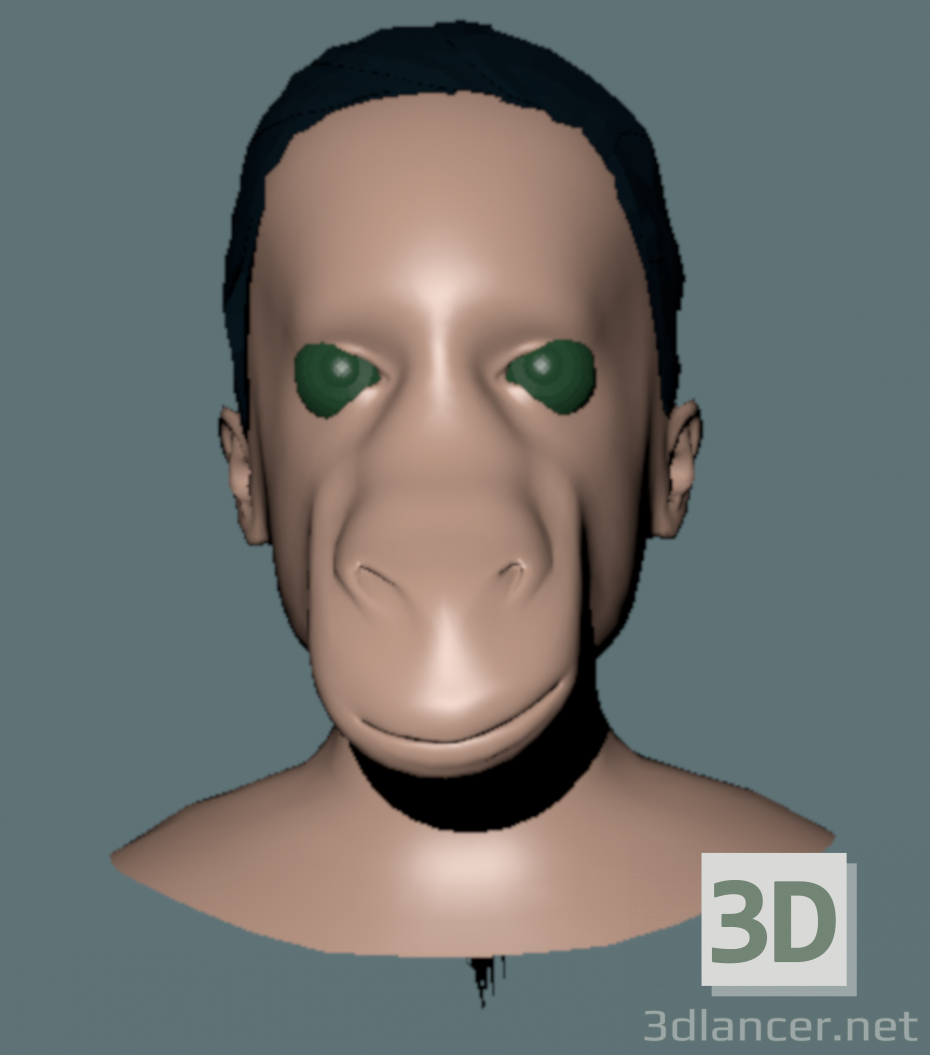 3D modeli Ne sevimli - önizleme