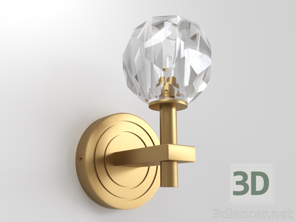 3D modeli Sağ Duvar Çift Altın 44.2011 - önizleme