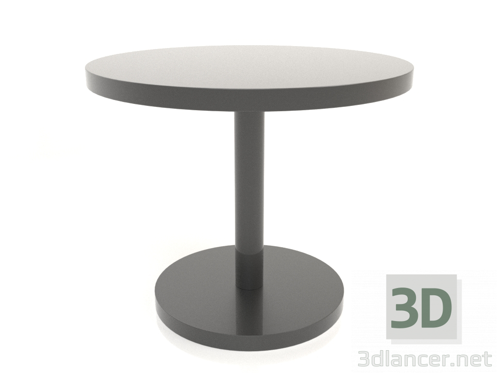 3d model Dining table DT 012 (D=900x750, black plastic color) - preview