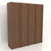 3d модель Шафа MW 05 wood (2465x667x2818, wood brown light) – превью