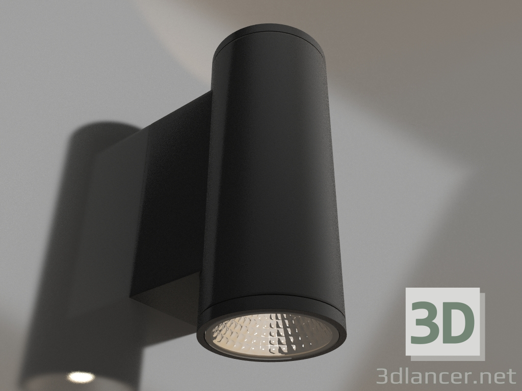 modello 3D Lampada LGD-FORMA-WALL-TWIN-R90-2x12W Warm3000 (GR, 44 gradi, 230V) - anteprima