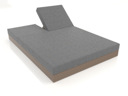 Bed with back 140 (Bronze)