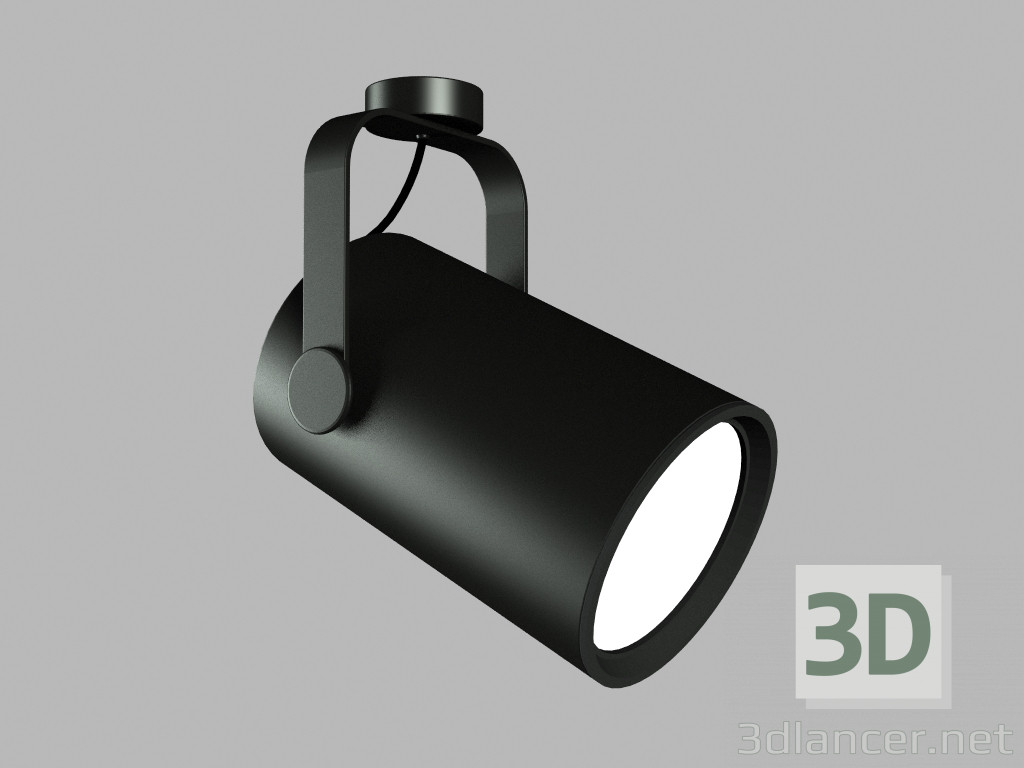 modèle 3D Projecteur lampe de plafond en bois - preview