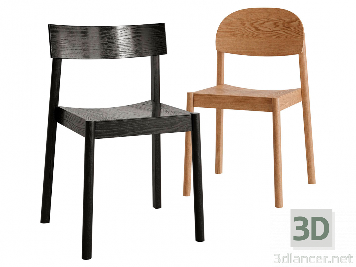 3d Citizen Dining Chair by EMKO model buy - render
