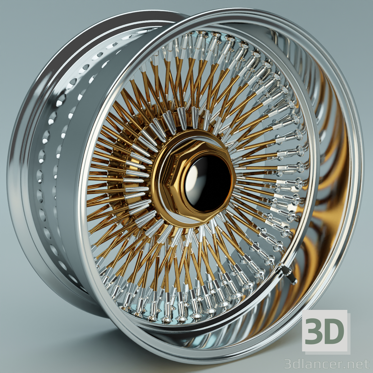 3d Колесний диск модель купити - зображення