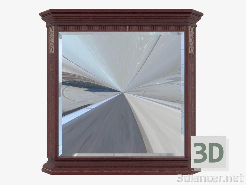 modello 3D Specchio per il comò (900x962x98) - anteprima