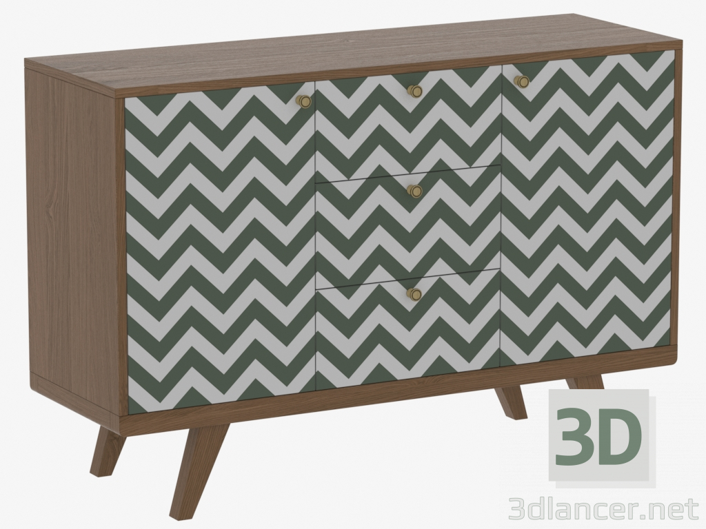 3d model Chest of drawers THIMON (IDC0070010052) - preview