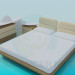 3d модель Набір меблів для спальної кімнати – превью