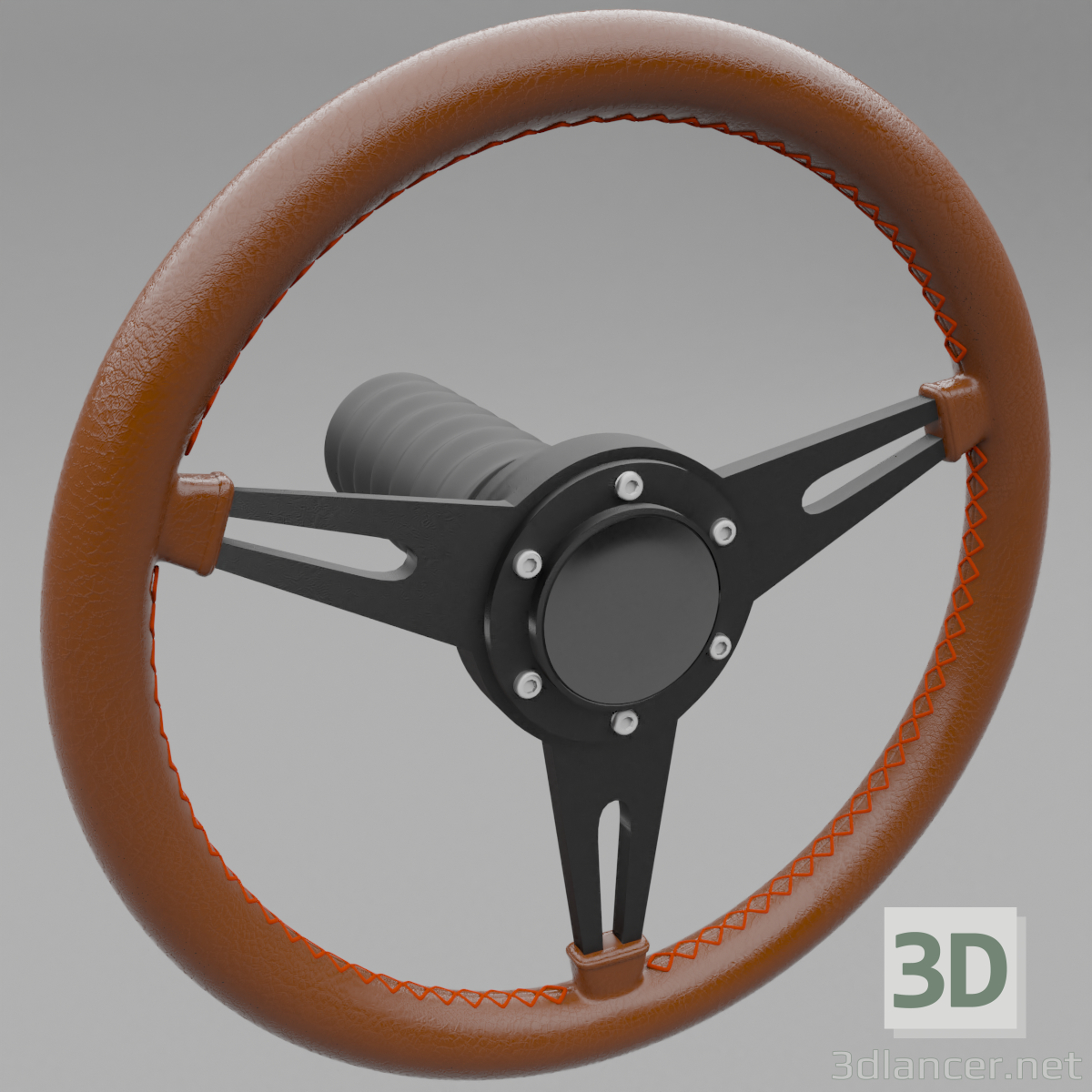 3D spor araba direksiyonu modeli satın - render