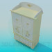 3d model Cabinet for children's clothing - preview