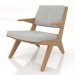 3 डी मॉडल लकड़ी के फ्रेम के साथ लाउंज कुर्सी (प्राकृतिक ओक) - पूर्वावलोकन