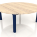 3d model Coffee table D 90 (Night blue, Iroko wood) - preview