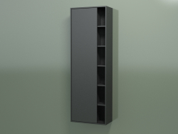 Настенный шкаф с 1 левой дверцей (8CUCECS01, Deep Nocturne C38, L 48, P 24, H 144 cm)