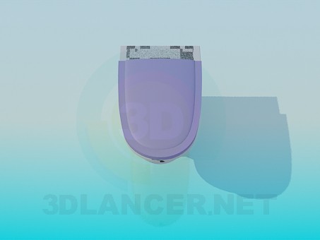 Modelo 3d Vaso sanitário - preview