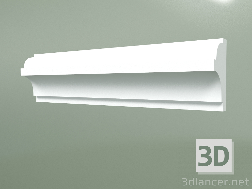 modello 3D Modanatura in gesso MT060 - anteprima