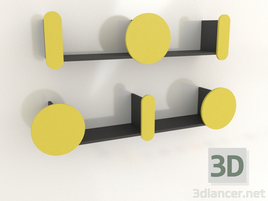 3D modeli Raflar SH1 boy L - önizleme