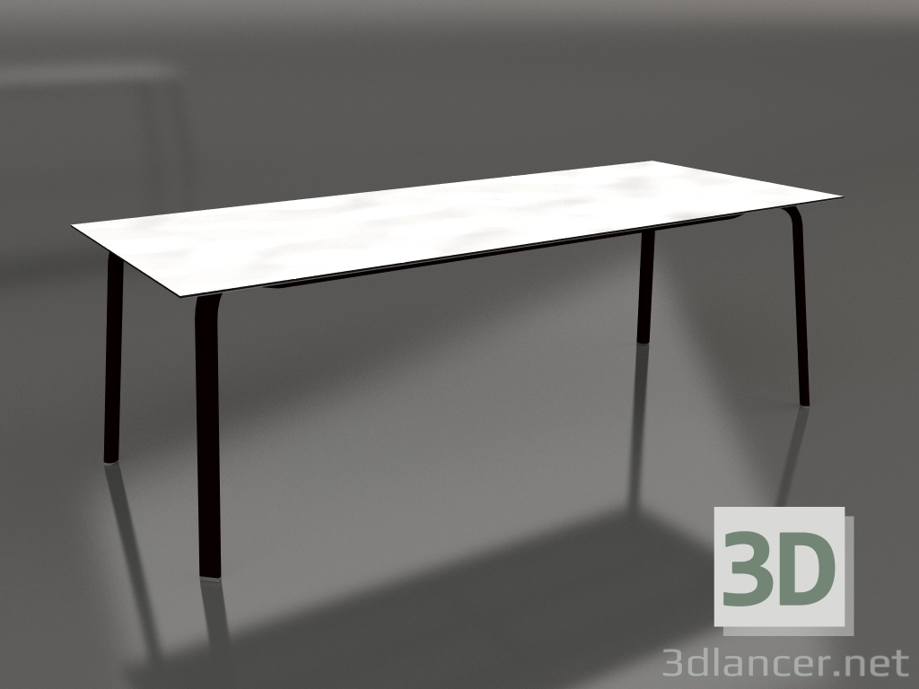 3D Modell Esstisch 220 (Schwarz) - Vorschau