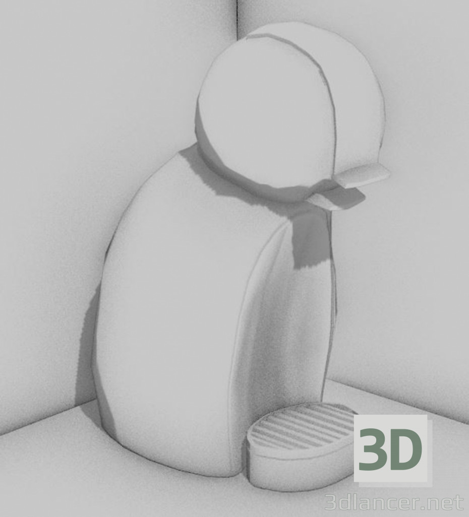 modèle 3D Machine à café Dolce Gusto - preview