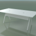 Modelo 3d Mesa retangular para escritório 5462 (H 74 - 99 x 200 cm, laminado Fenix F01, V12) - preview