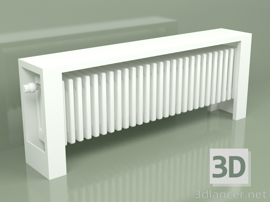 modèle 3D Radiateur Delta Column Bench V (H350 L1400 B177, RAL - 9016) - preview