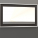 modello 3D Specchio ZL 18 (750x450, legno marrone scuro, bianco) - anteprima