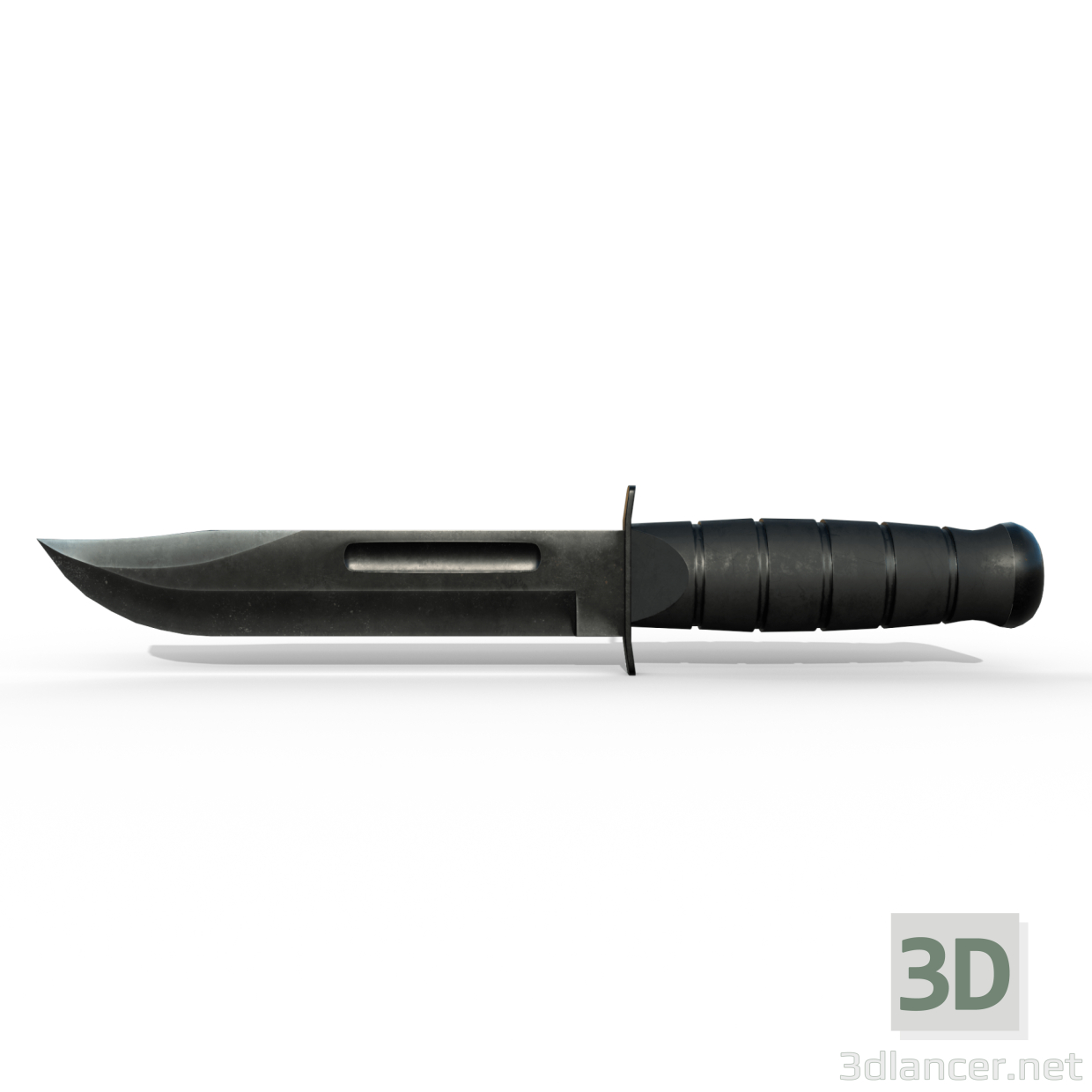 3d Армейский нож модель купить - ракурс