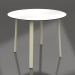 3D modeli Yuvarlak Yemek Masası Ø90 (Altın) - önizleme