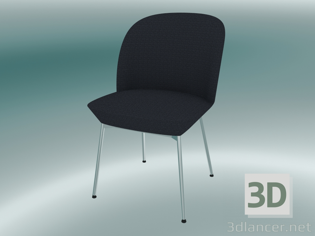 3d model Oslo Chair (Ocean 601, Chrome) - preview