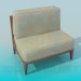 3 डी मॉडल कुर्सी armrests बिना - पूर्वावलोकन