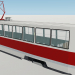 3d Трамвай КТМ-5М3 модель купить - ракурс