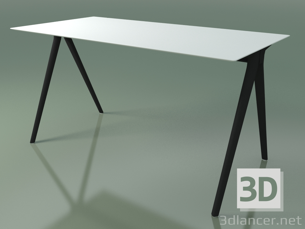modello 3D Tavolo rettangolare 5415 (H 74 - 69x139 cm, HPL H02, V44) - anteprima
