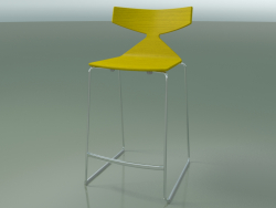 Stackable bar stool 3703 (Yellow, CRO)