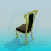 3D modeli Klasik uygulamasında yumuşak sandalye - önizleme