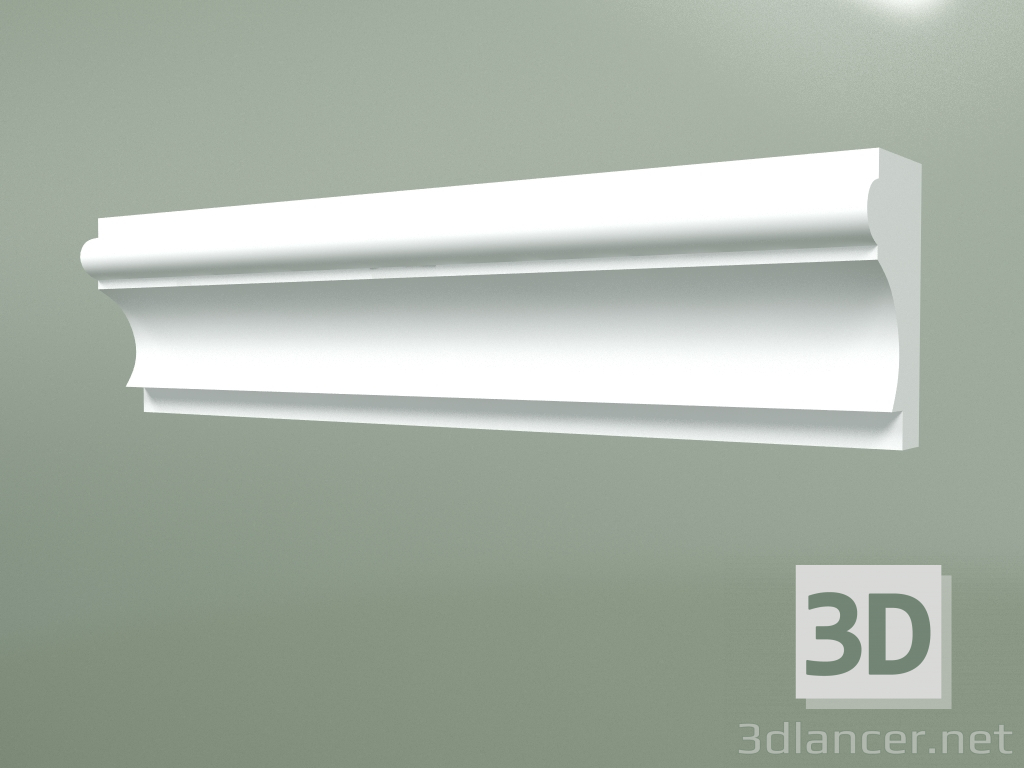 modello 3D Modanatura in gesso MT063 - anteprima
