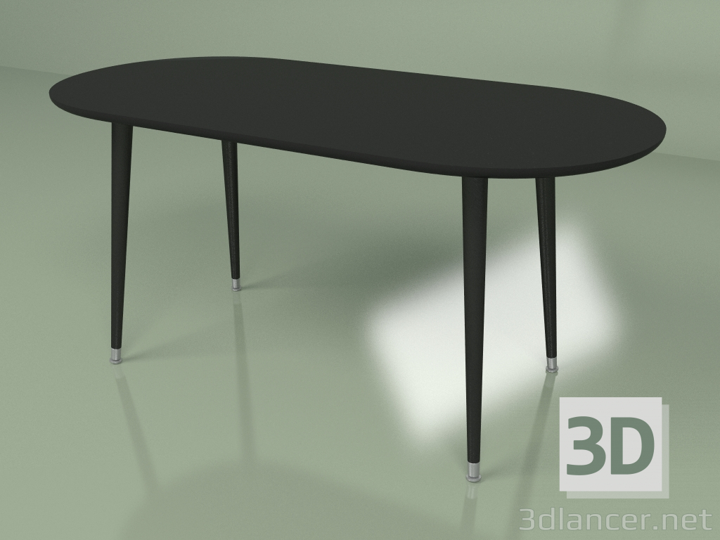 3d модель Журнальный столик Soap краска (черный) – превью
