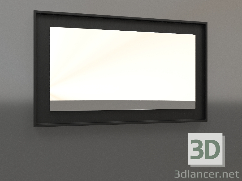 3D modeli Ayna ZL 18 (750x450, ahşap siyahı) - önizleme