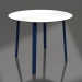 3D modeli Yuvarlak yemek masası Ø90 (Gece mavisi) - önizleme