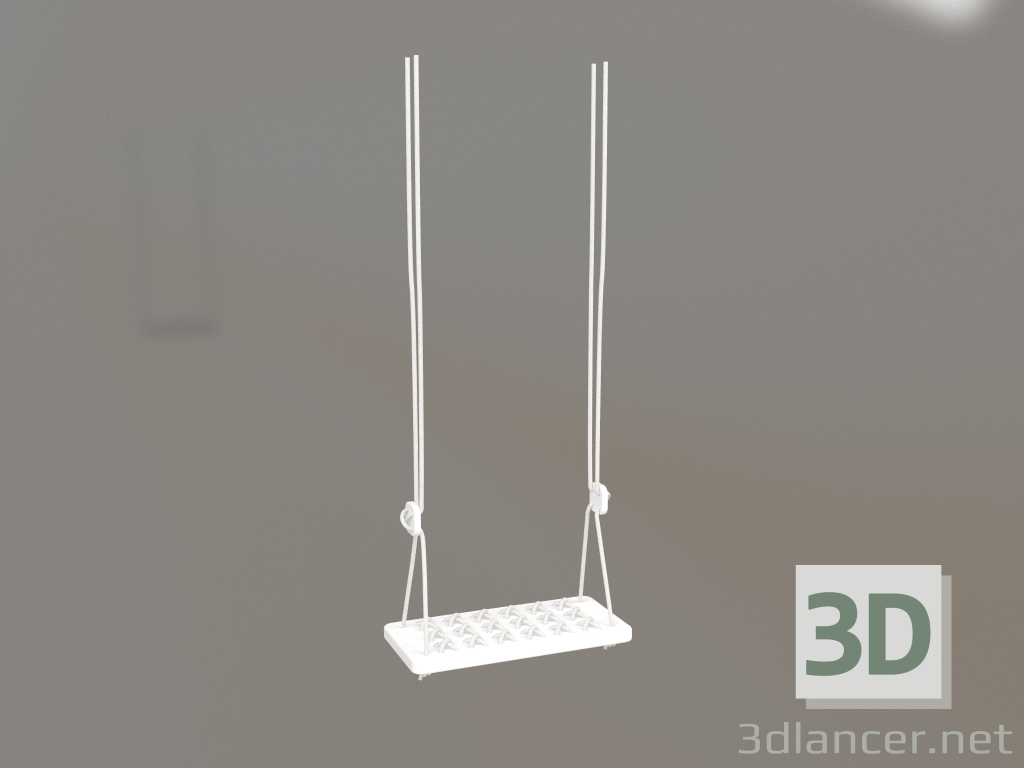 modèle 3D Balançoire (Blanc) - preview