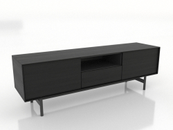 TV cabinet 1450 mm (black RAL 9005)