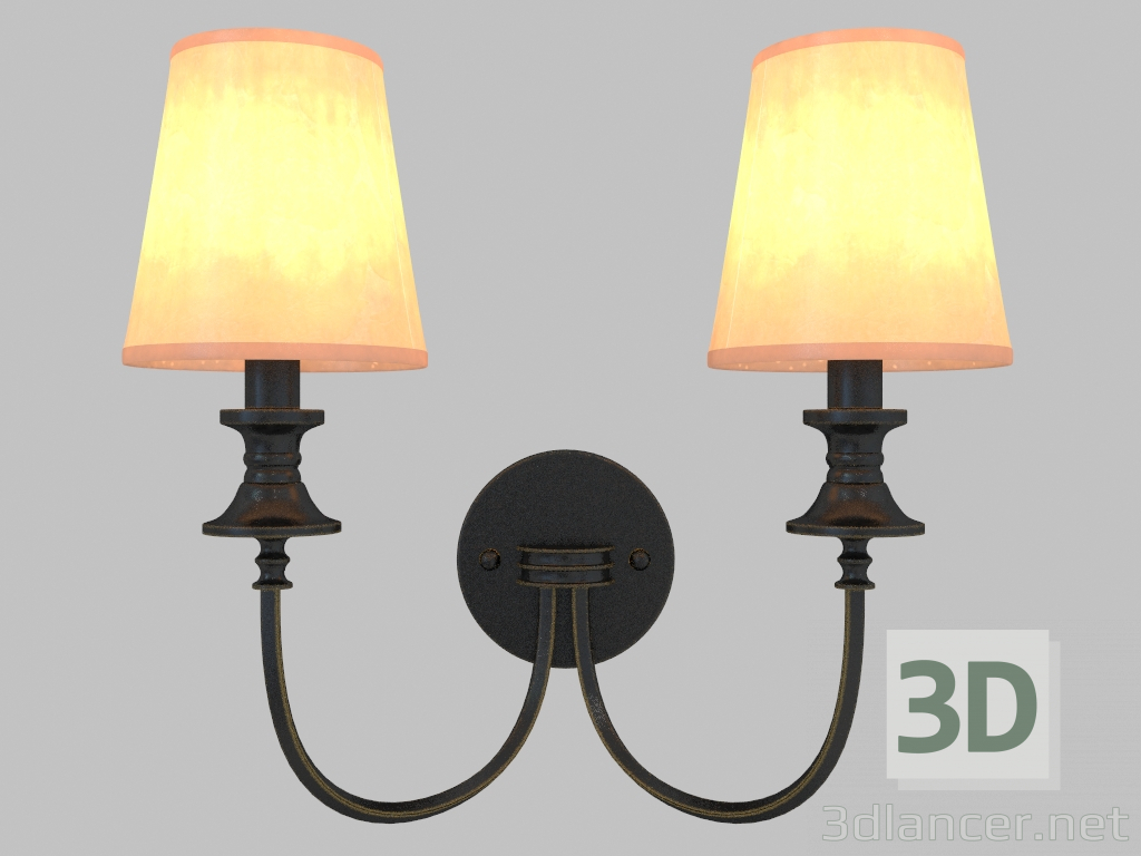 3D Modell Wandlampe (3262A) - Vorschau