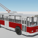 Oberleitungsbus ZIU-682B 3D-Modell kaufen - Rendern
