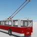 3d Троллейбус ЗИУ-682Б модель купить - ракурс
