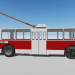 modèle 3D de Trolleybus ZIU-682B acheter - rendu