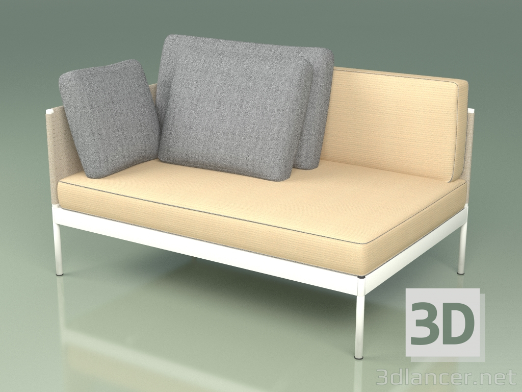3D modeli Modüler kanepe (353 + 334, seçenek 2) - önizleme